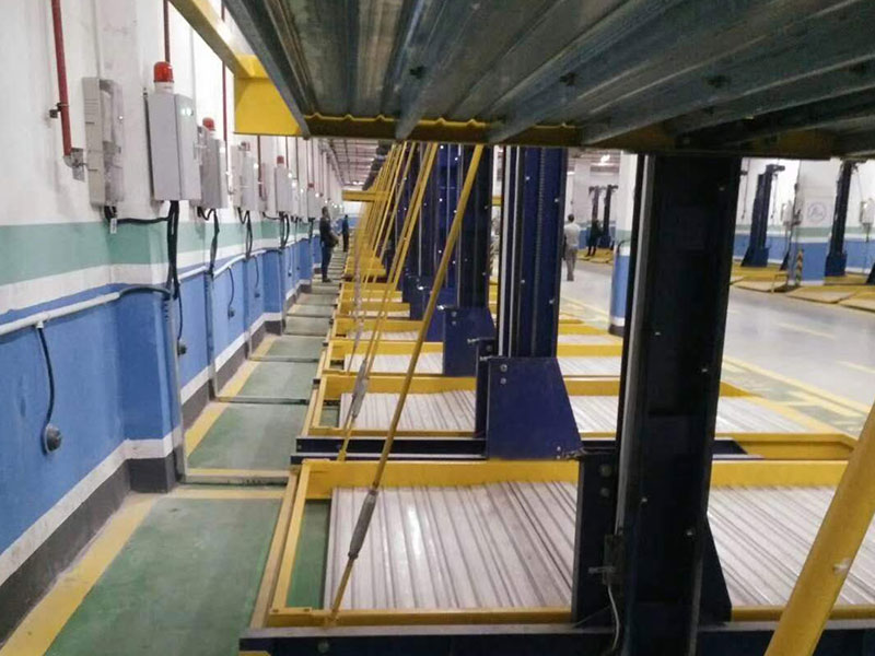 电机链条两柱简易升降