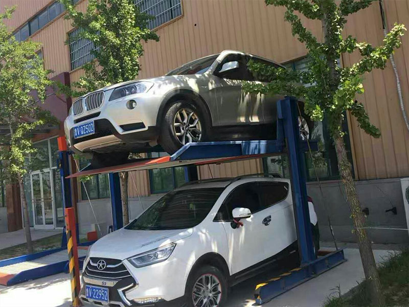 电机链条两柱简易升降