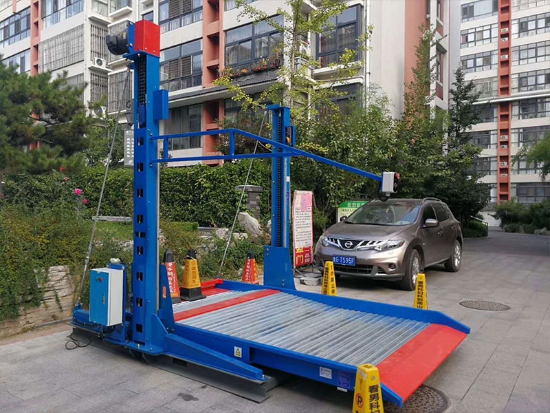 电机链条两柱简易升降
